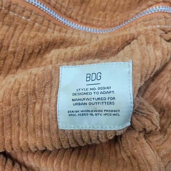 UO Urban Outfitter BDG Corduroy backpack - 100% cotton burnt orange colour - Picture 4 of 7